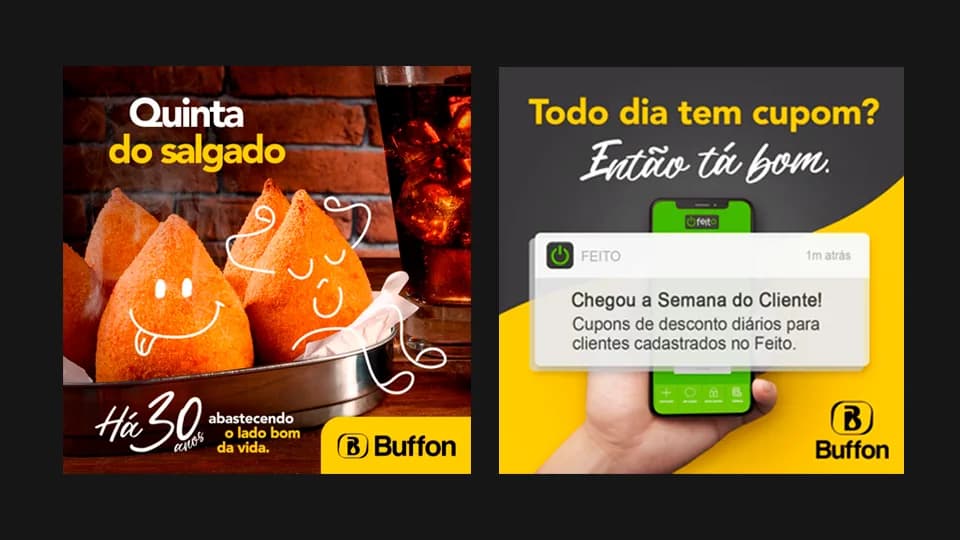 Peça do case Rede Buffon: Campanha de 30 anos