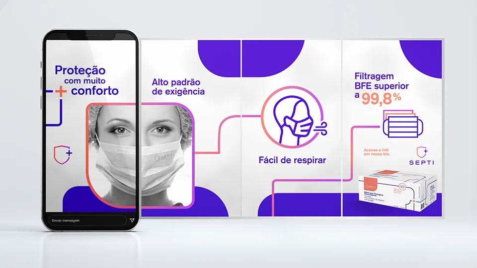 Peça do case Septi: Uma marca criada do zero