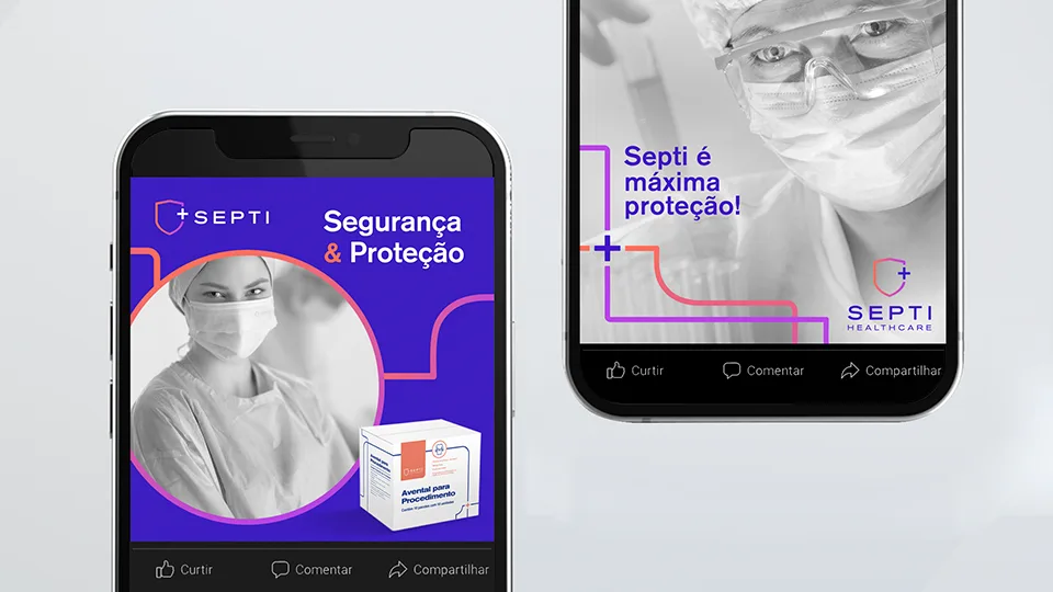 Peça do case Septi: Uma marca criada do zero